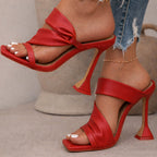 Alexandra - Women’s Modern Square Toe Heels