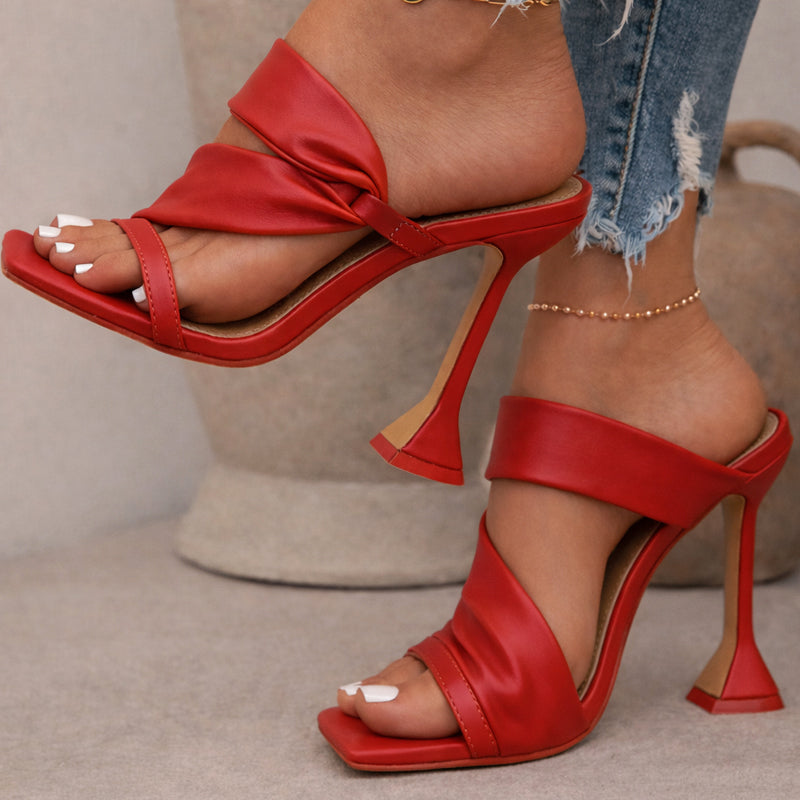 Alexandra - Women’s Modern Square Toe Heels