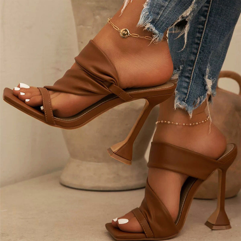 Alexandra - Women’s Modern Square Toe Heels
