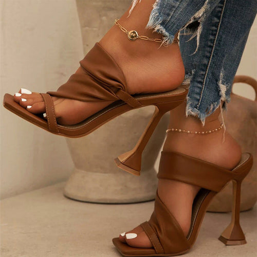 Alexandra - Women’s Modern Square Toe Heels