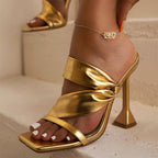 Alexandra - Women’s Modern Square Toe Heels