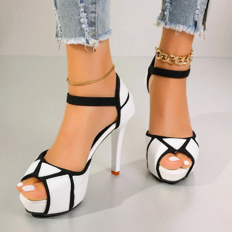 Alice - Women’s Ankle Strap Stiletto Heels