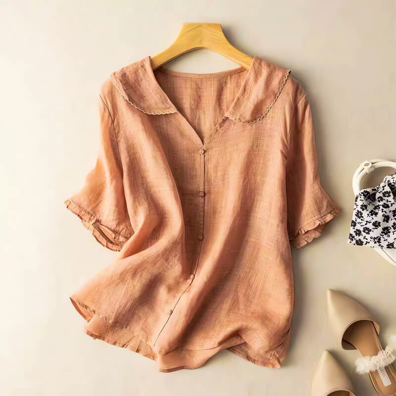 Allison - Women’s Everyday Comfort Button Blouse