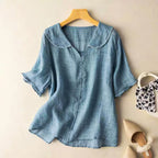 Allison - Women’s Everyday Comfort Button Blouse