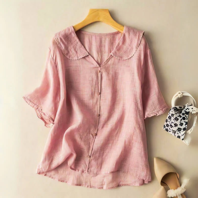 Allison - Women’s Everyday Comfort Button Blouse