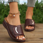 Amelia - Comfort Open Toe Wedge Sandals
