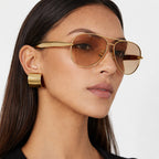 Athena - Women’s Gold Frame Aviator Shades
