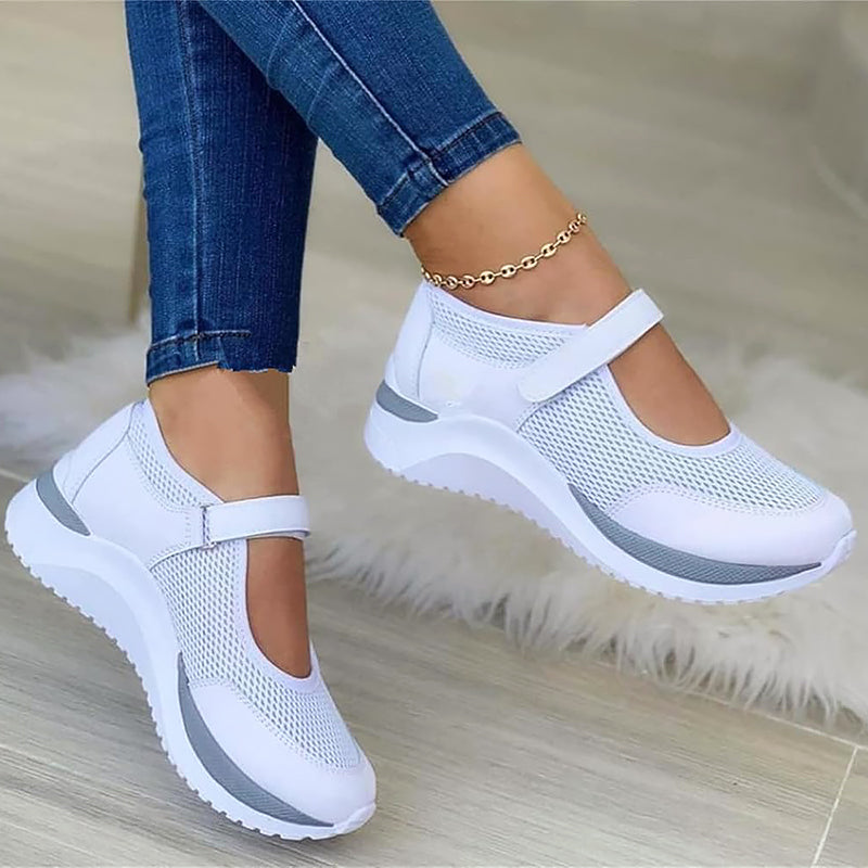 Avery - Women's Mary Jane Style Mesh Sneakers