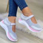 Avery - Women's Mary Jane Style Mesh Sneakers