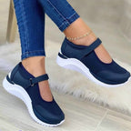 Avery - Women's Mary Jane Style Mesh Sneakers