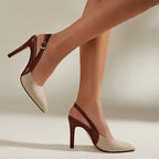 Caitlin - Women's Pointed-Toe Slingback Heels