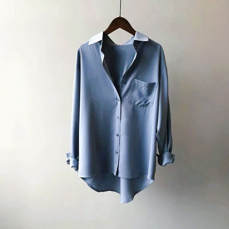 Caroline - Classic Collar Casual Button Blouse