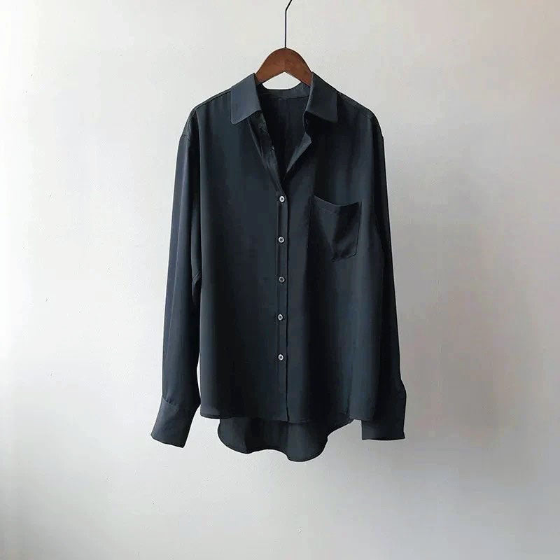 Caroline - Classic Collar Casual Button Blouse