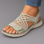 Casey - Women's Elastic Strap Casual Flat Sandals