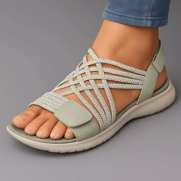 Casey - Women's Elastic Strap Casual Flat Sandals