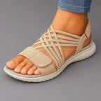 Casey - Women's Elastic Strap Casual Flat Sandals