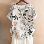 Celeste - Floral Button Detail Blouse