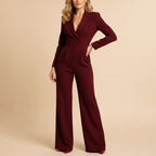 Cheryl - Women’s Tailored Long Sleeve Jumpsuit