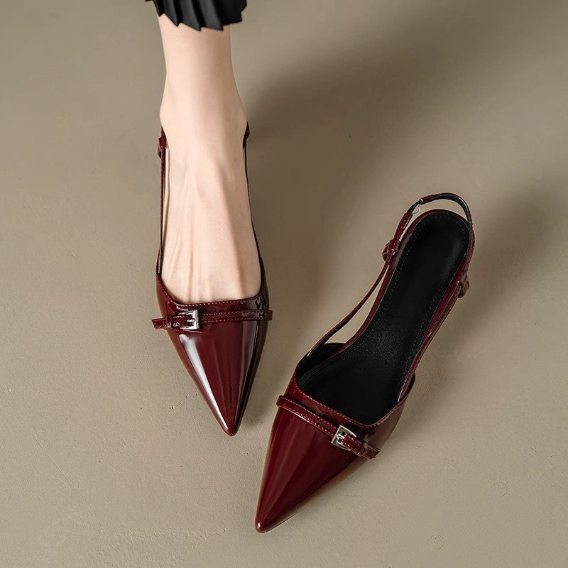 Christine - Women’s Pointed-Toe Slingback Heels