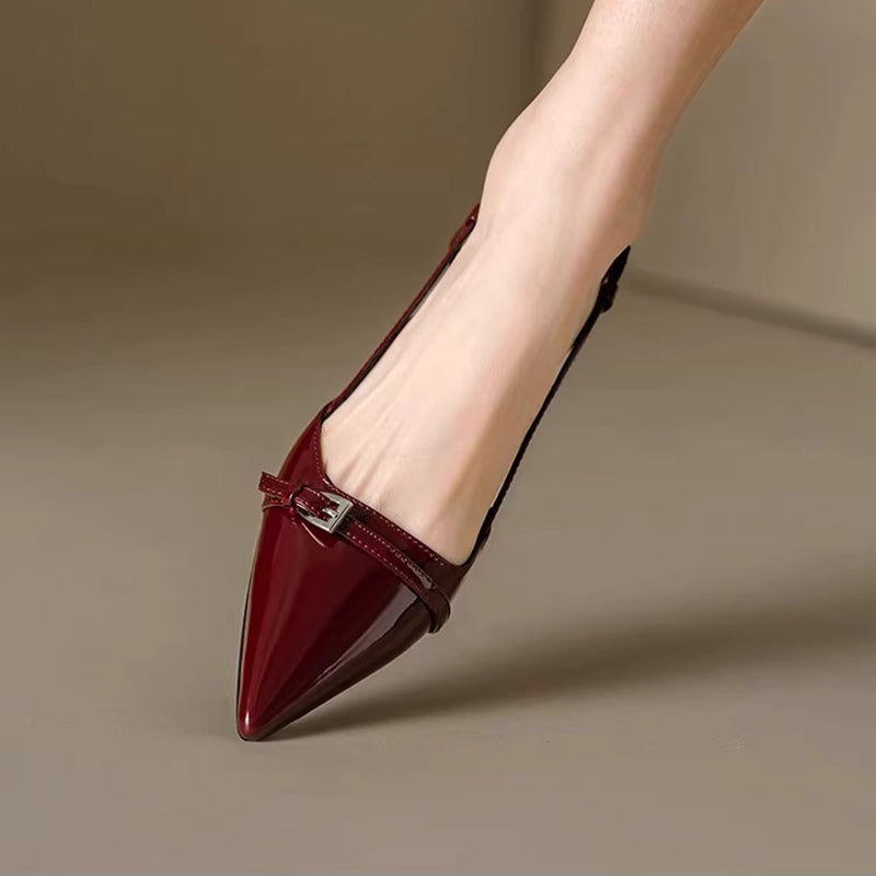Christine - Women’s Pointed-Toe Slingback Heels