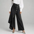 Collins - Women’s High-Waist Asymmetrical Pants