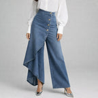 Collins - Women’s High-Waist Asymmetrical Pants