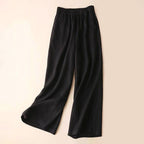 Debbie - Women's Linen Wide-Leg Pants