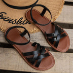 Delilah - Women’s Woven Strap Flat Sandals