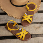 Delilah - Women’s Woven Strap Flat Sandals