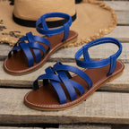 Delilah - Women’s Woven Strap Flat Sandals