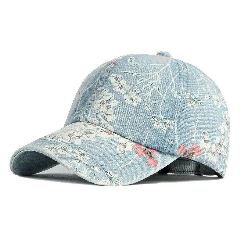 Eleanor - Women’s Floral Print Baseball Cap