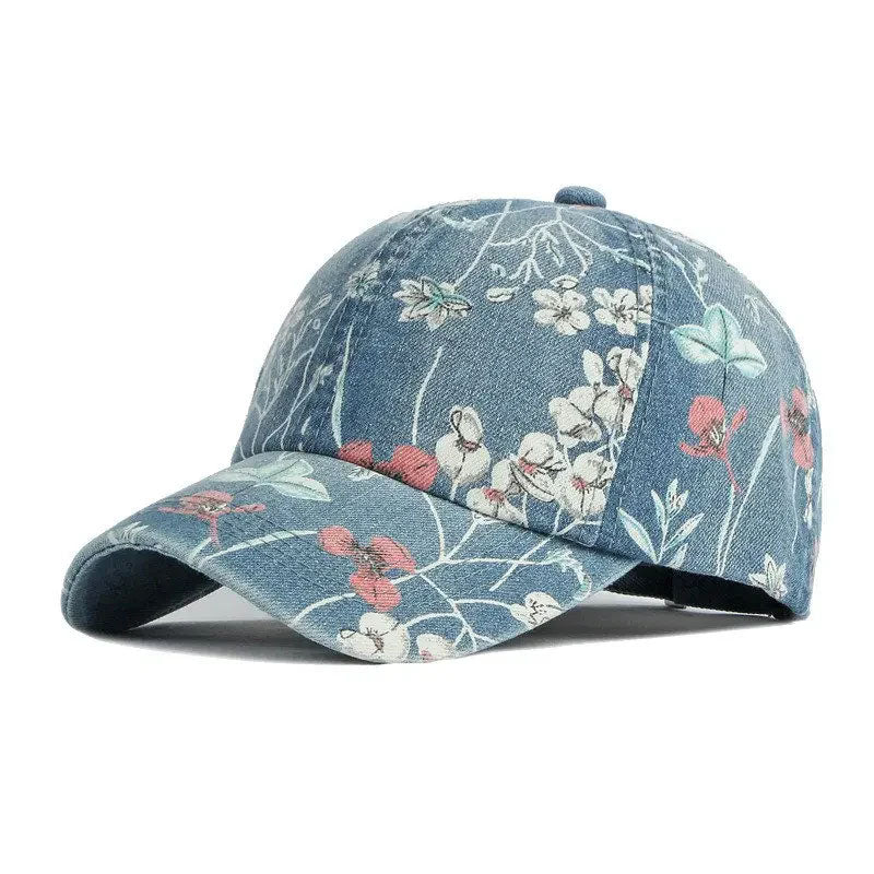 Eleanor - Women’s Floral Print Baseball Cap