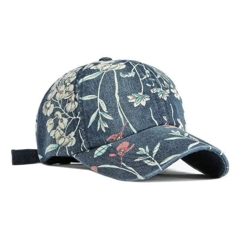 Eleanor - Women’s Floral Print Baseball Cap