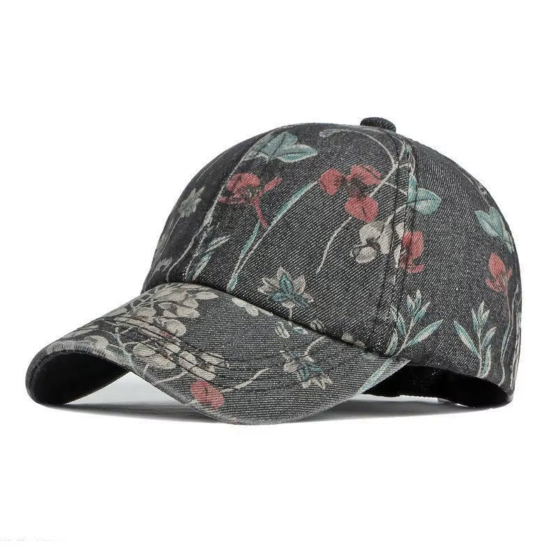Eleanor - Women’s Floral Print Baseball Cap