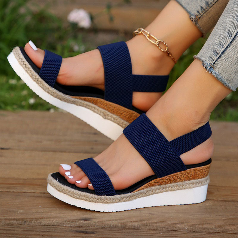Eloise - Women’s Double Strap Platform Sandals
