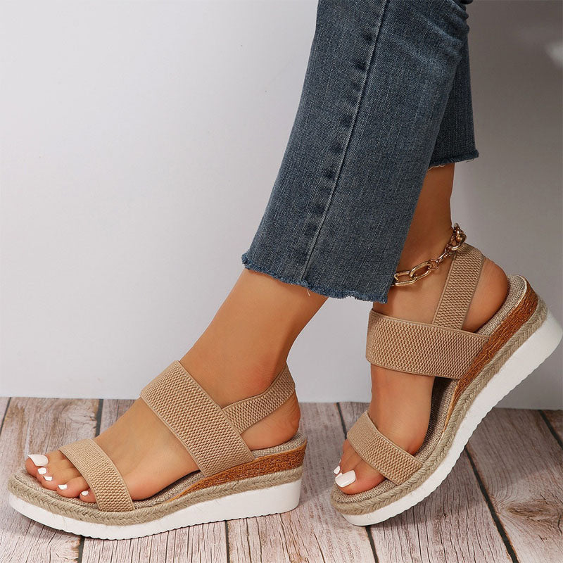 Eloise - Women’s Double Strap Platform Sandals