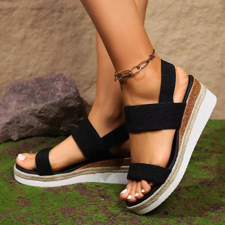 Eloise - Women’s Double Strap Platform Sandals