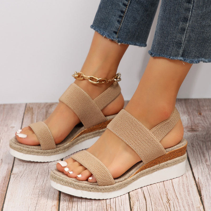 Eloise - Women’s Double Strap Platform Sandals