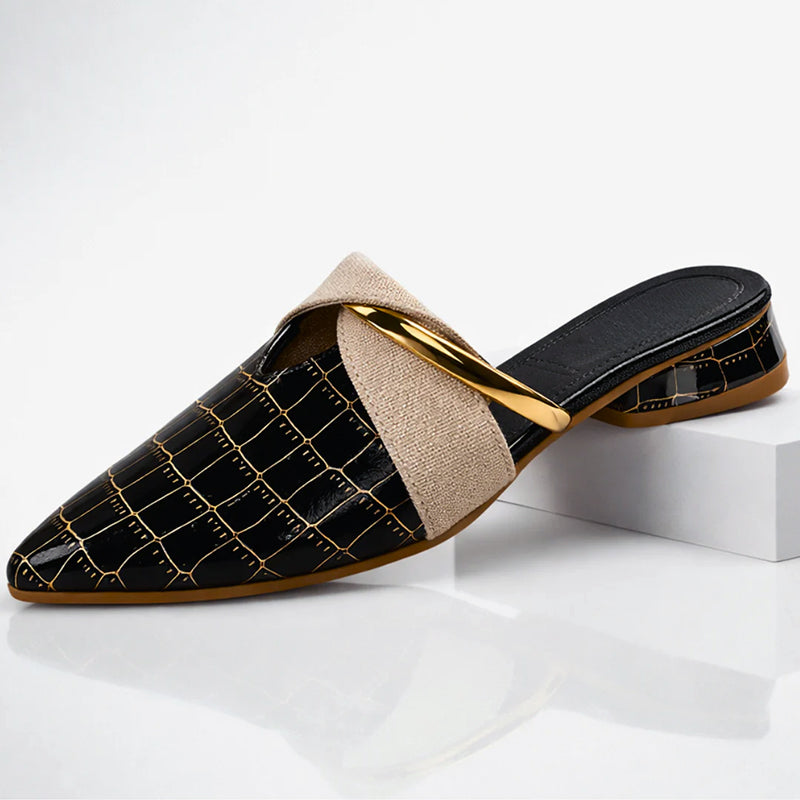 Emma - Women’s Elegant Pointed Toe Slide Heels