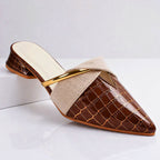Emma - Women’s Elegant Pointed Toe Slide Heels