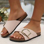 Esther  - Women’s Classic Buckle Slides