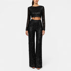 Francesca - Women’s Textured Two-Piece Set