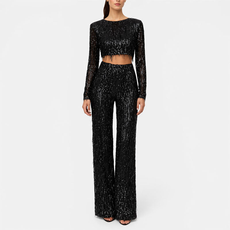 Francesca - Women’s Textured Two-Piece Set