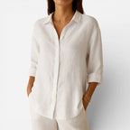 Gina - Women’s Button-Front Relaxed Fit Shirt
