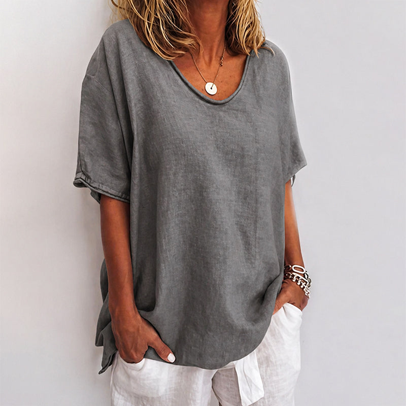 Heather - Women’s Relaxed Loose-Fit Comfort Shirt