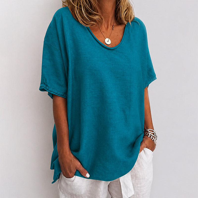 Heather - Women’s Relaxed Loose-Fit Comfort Shirt