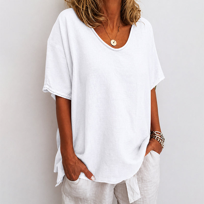 Heather - Women’s Relaxed Loose-Fit Comfort Shirt