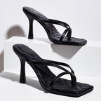 Isabel - Women’s Strappy Square-Toe Stiletto Heels