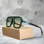 Isadora - Women’s Retro Square Frame Sunglasses