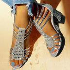Joanne - Women's Strappy Rhinestone Sandals